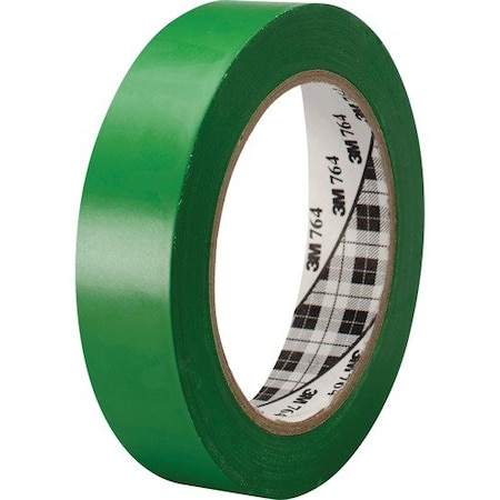 3M Commercial Tape, Vinyl, G-Purpose, Green MMM764136GRN